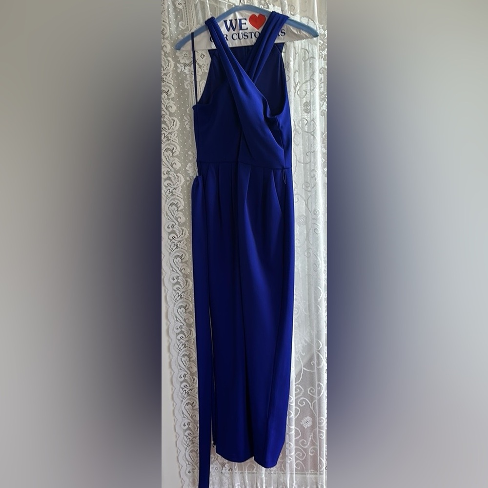 Blue jumpsuit